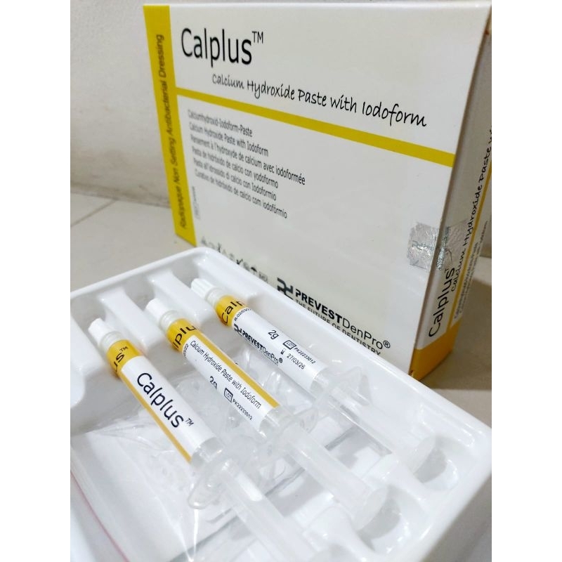 Jual CALPLUS Calcium Hydroxide paste with iodoform Dental Endodontic ...