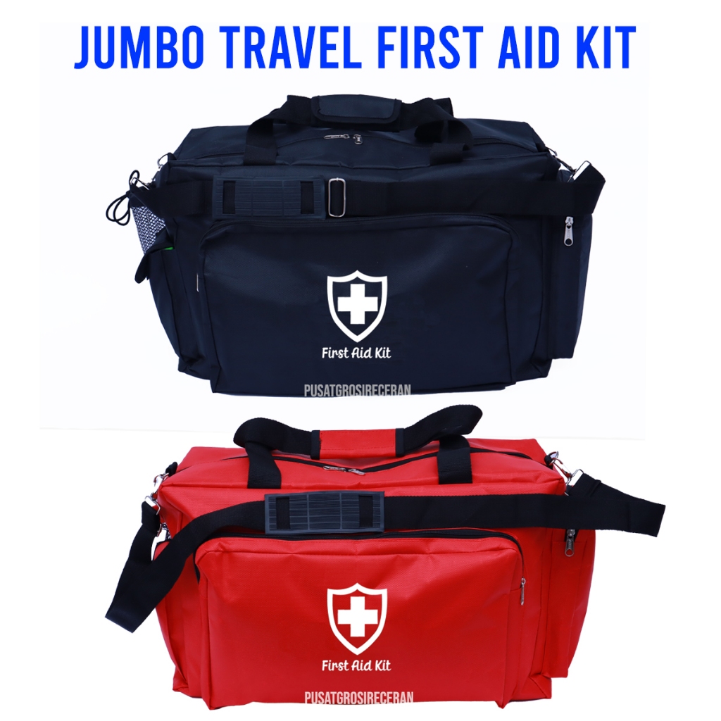 Jual First Aid Jumbo Travel Medical Kit Bag Tas Perlengkapan Medis