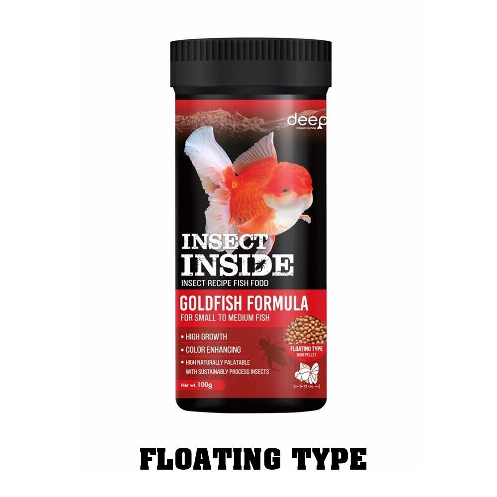 Jual Deep pelet ikan koki Goldfish Formula Insect Inside 100gr floating ...