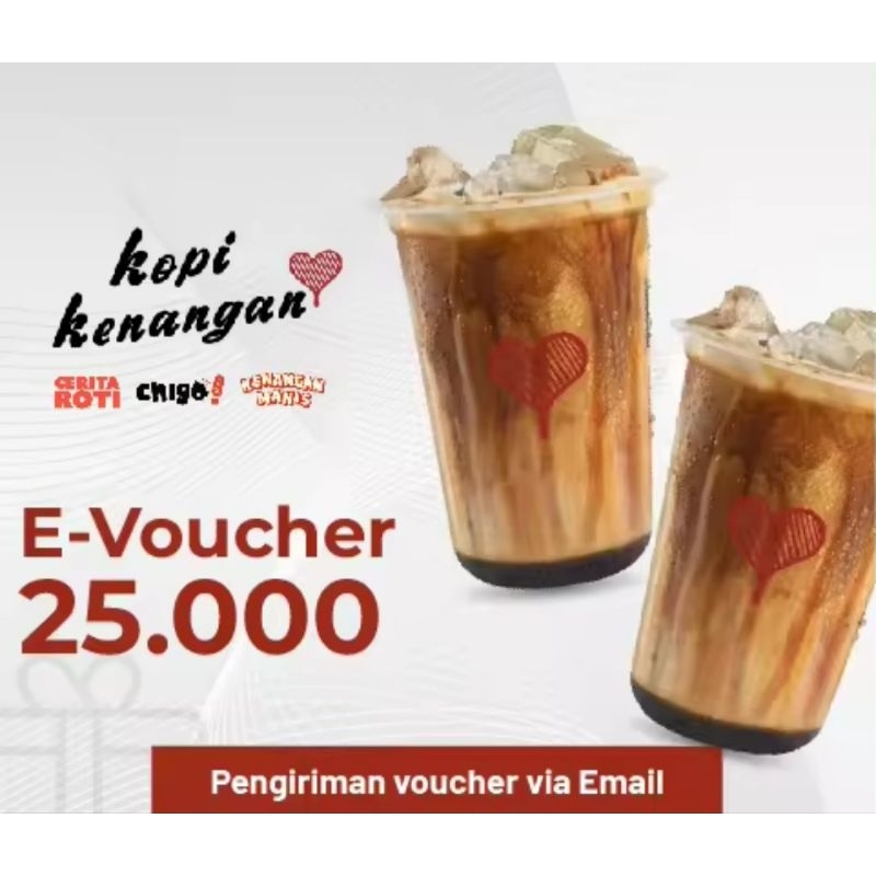 Jual Voucher Digital Kopi kenangan Value Rp25.000 Shopee Indonesia