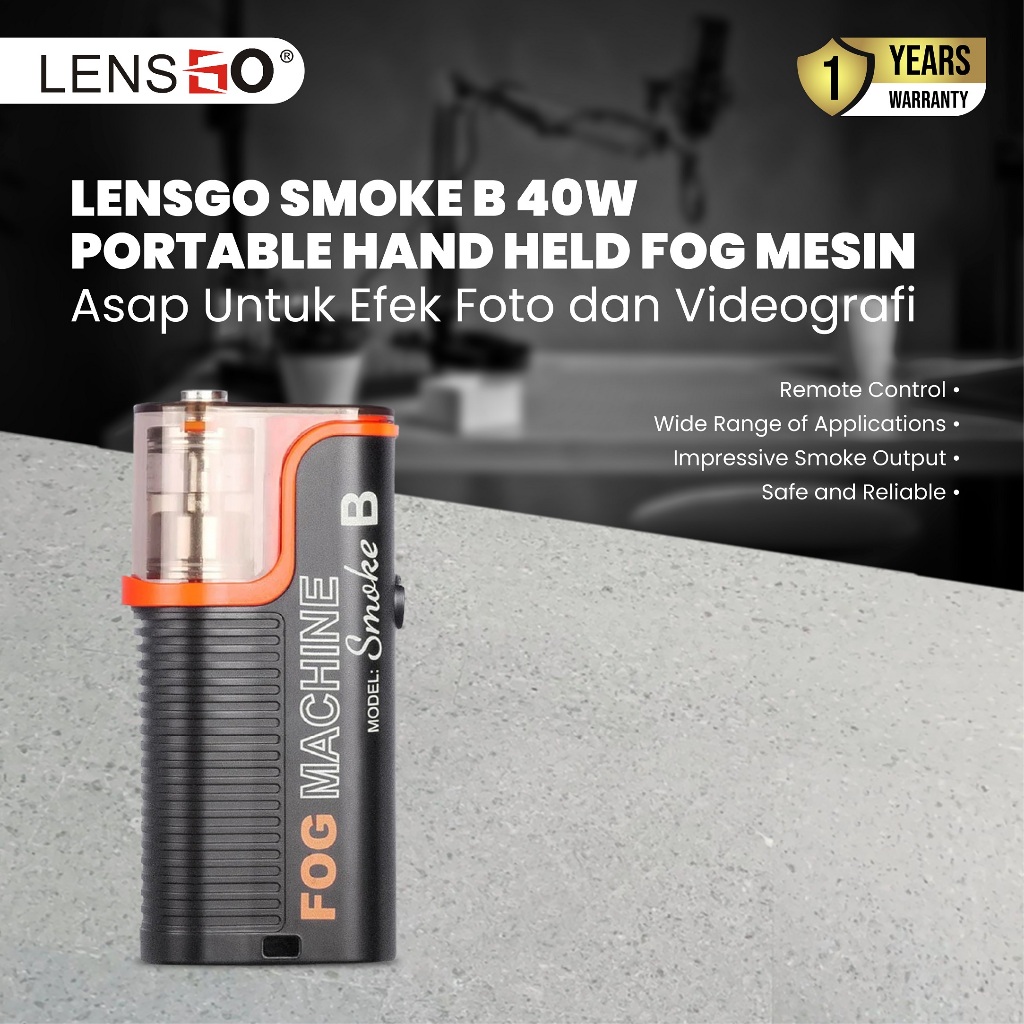 Jual Lensgo Smoke B 40W Portable Hand Held Fog Mesin Asap Untuk Efek ...