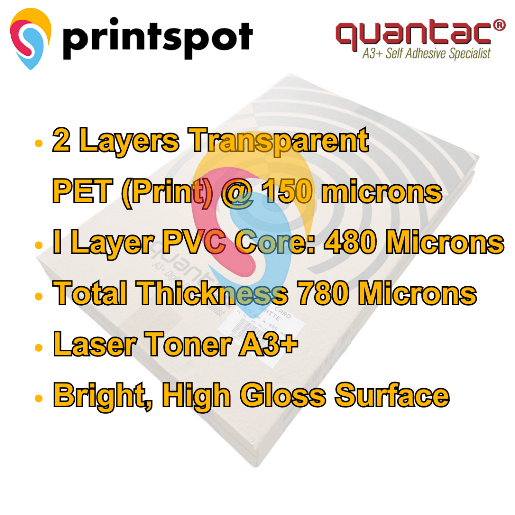 Jual QUANTAC PVC ID Card A3+ Digital Print Laser Toner - REPACK ...