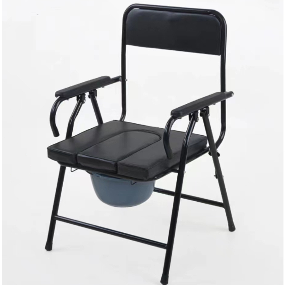Jutastore Commode Chair Kursi BAB Kursi Lipat Toilet Untuk Wanita Hamil Orang TUA Orang Sakit Sella Kursi BAB Home Care Stroke Dilengkapi dengan toilet
