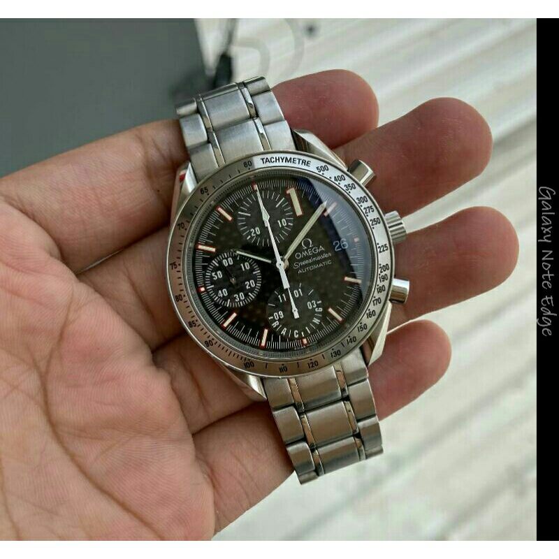 Jual OMEGA SPEEDMASTER RACING SCHUMACHER AUTOMATIC CHRONOGRAPH ORIGINAL LIMITED EDITION 1111 YEAR 2001 ONLY 1 YEAR PRODUCE Shopee Indonesia