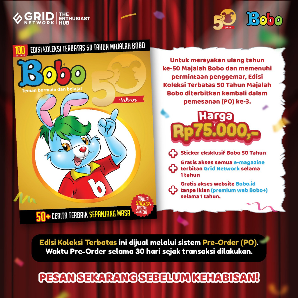 Jual Majalah Bobo Edisi Koleksi 50 Tahun (Pre-Order) | Shopee Indonesia