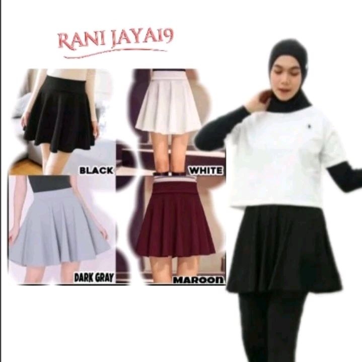 Jual Rok Olahraga Wanita SKIRT Rok Mini Rok Pendek Korean Rok Tennis ...