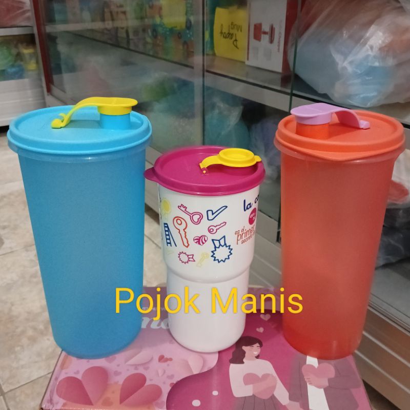 Jual Botol Minum Kulkas Slimline Liter Tuperware Pcs Jadul Shopee Indonesia