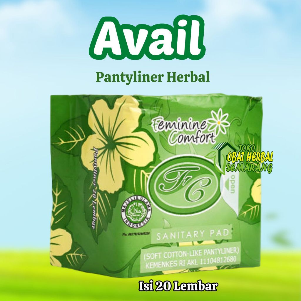 Jual Avail Hijau Pembalut Pantyliner Avail Isi 20 Lembar Pantiliner ...