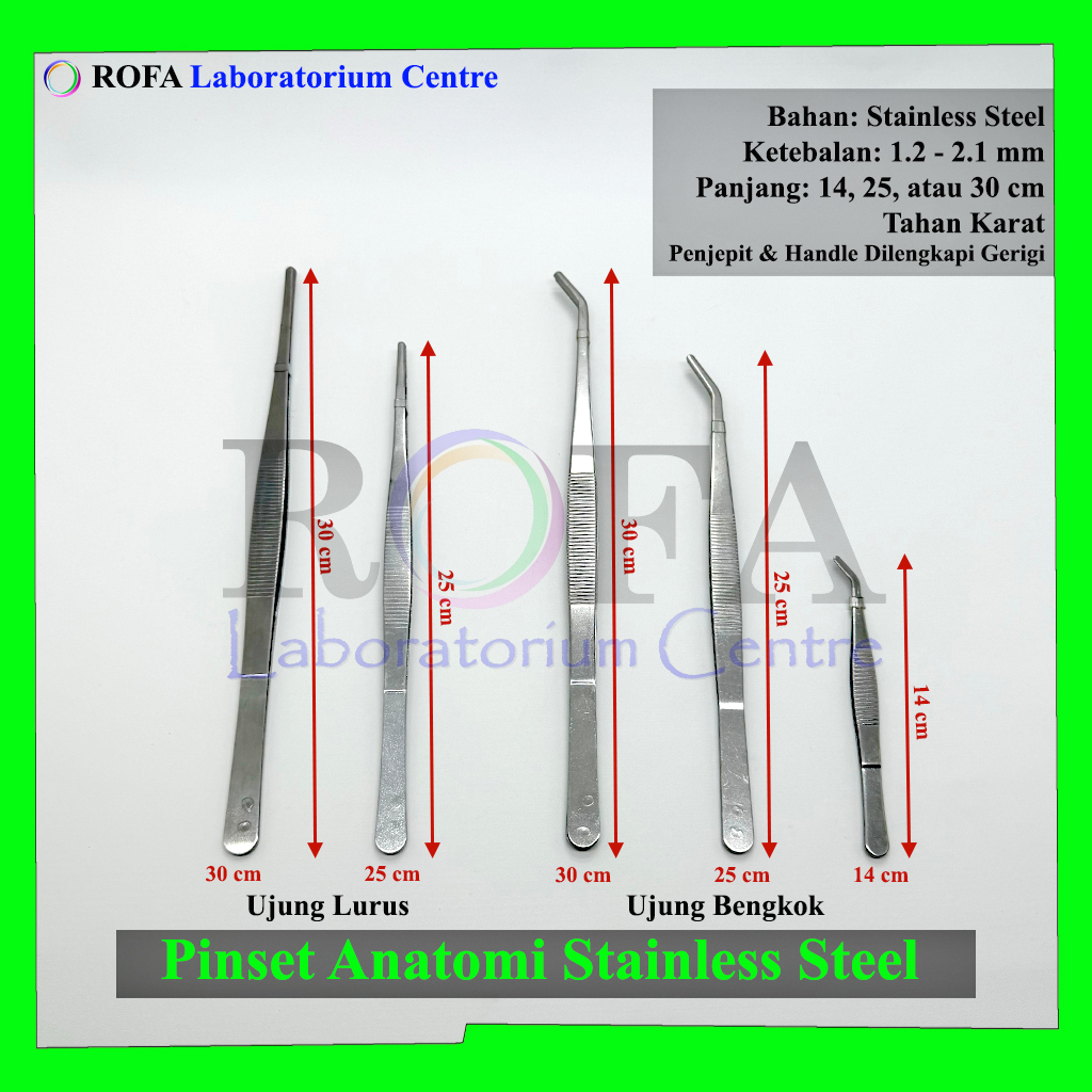 Jual Pinset / Tweezers / Penjepit Laboratorium / Pinset Medis Besar ...