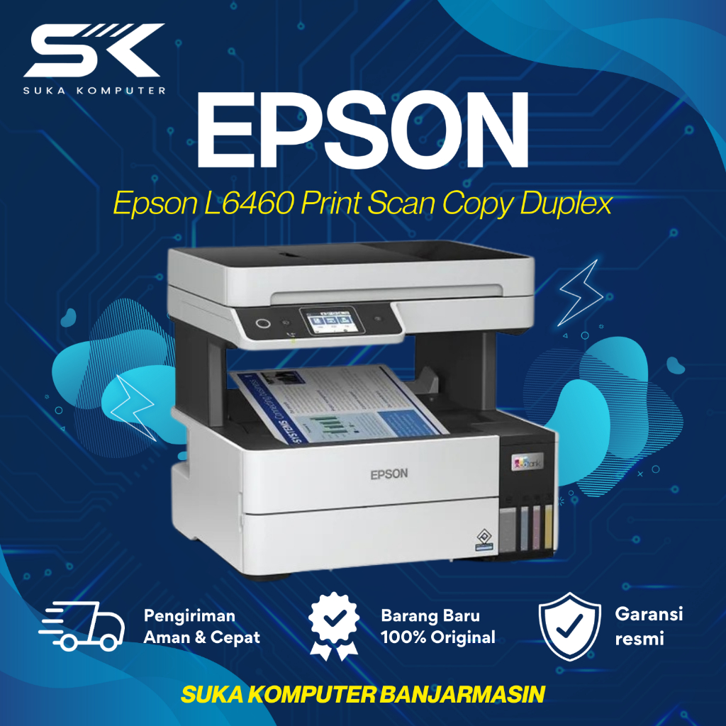 Jual Printer Epson L6460 Print Scan Copy Duplex | Shopee Indonesia