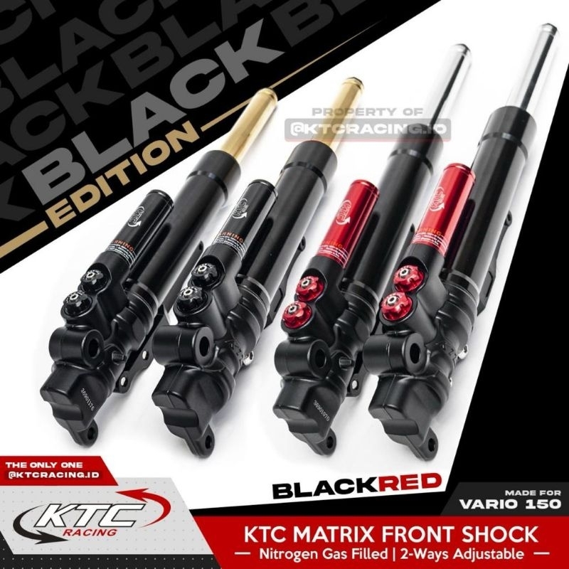 Jual New Produk Suspension KTC Racing MATRIX Shock Depan Vario Beat fi ...