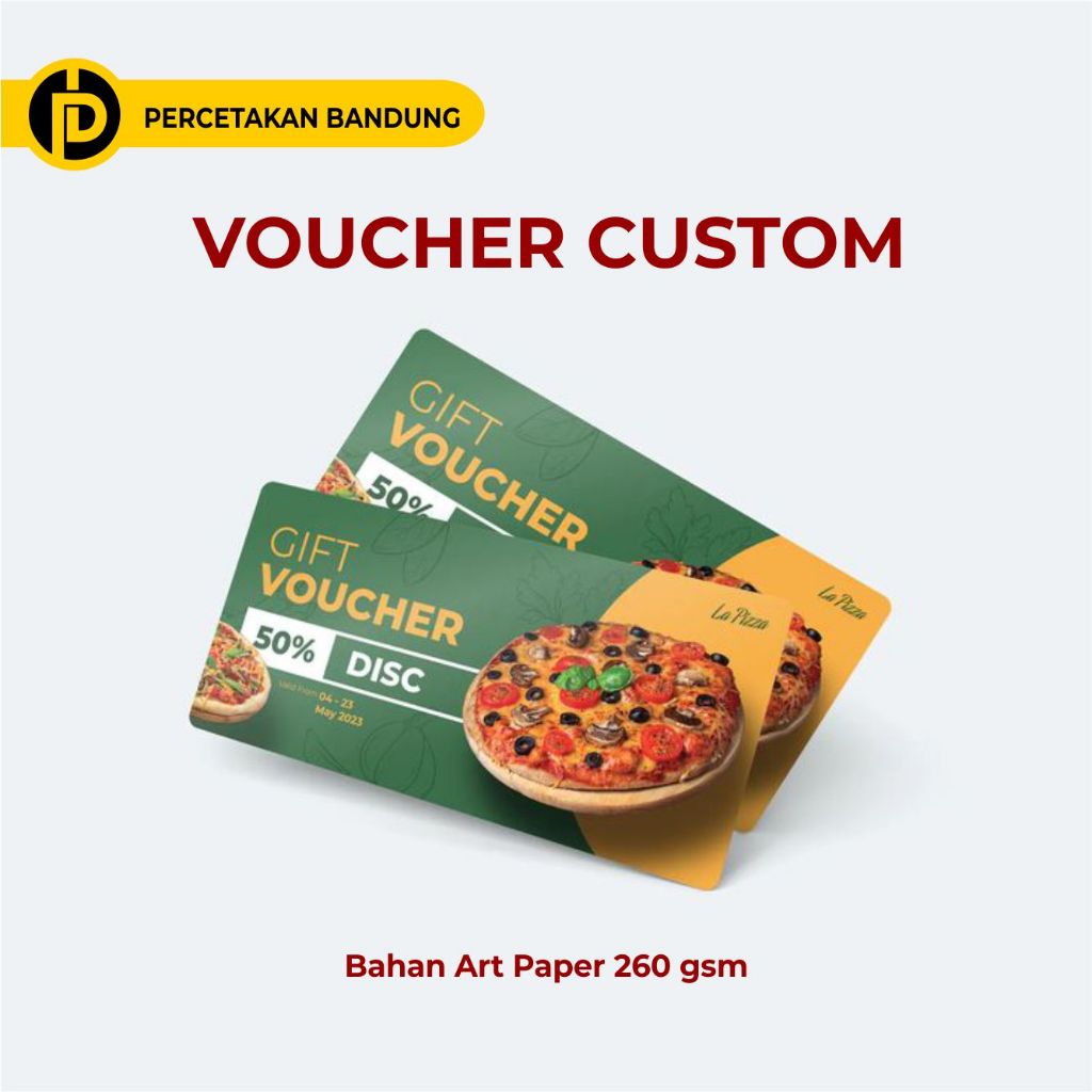 Jual Cetak Voucher Kupon Tiket Fullcolor Custom Shopee Indonesia