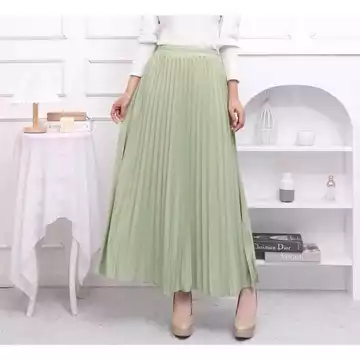 Rok Plisket Bahan Casebo Premium Standar Dan Jumbo