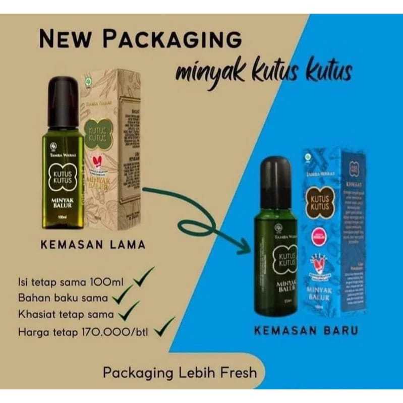 Jual Minyak Kutus Kutus Asli Original Tamba Waras Bali 100ml Shopee