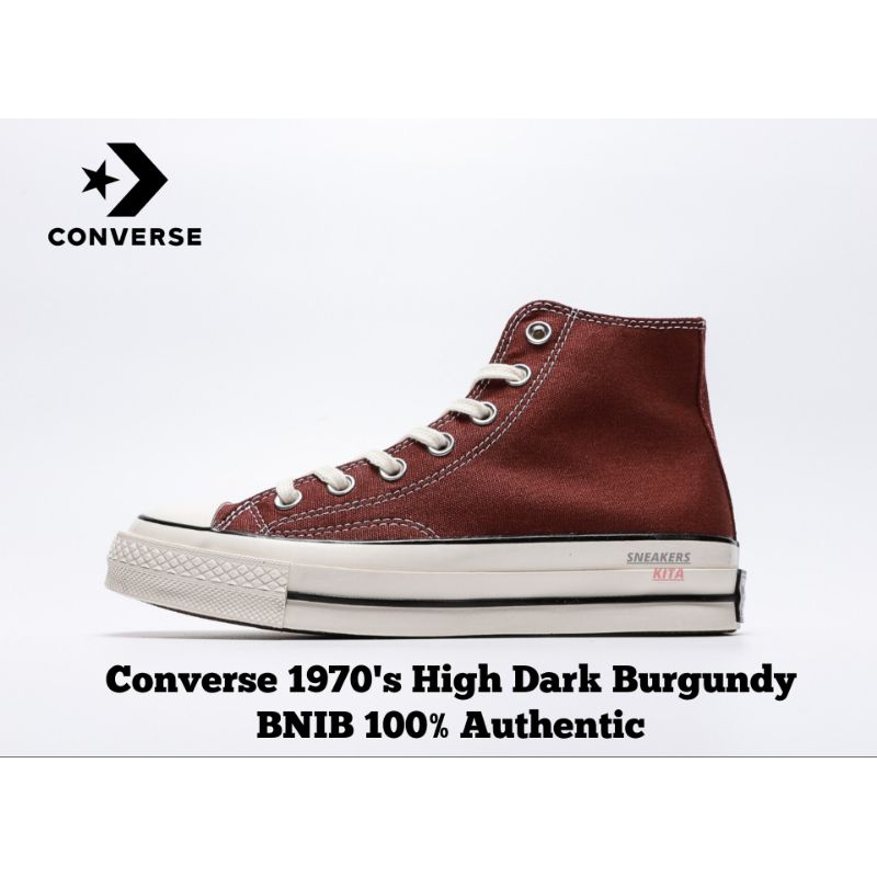 Jual [70S] Sepatu Converse Chuck Taylor All Star 70s High Burgundy