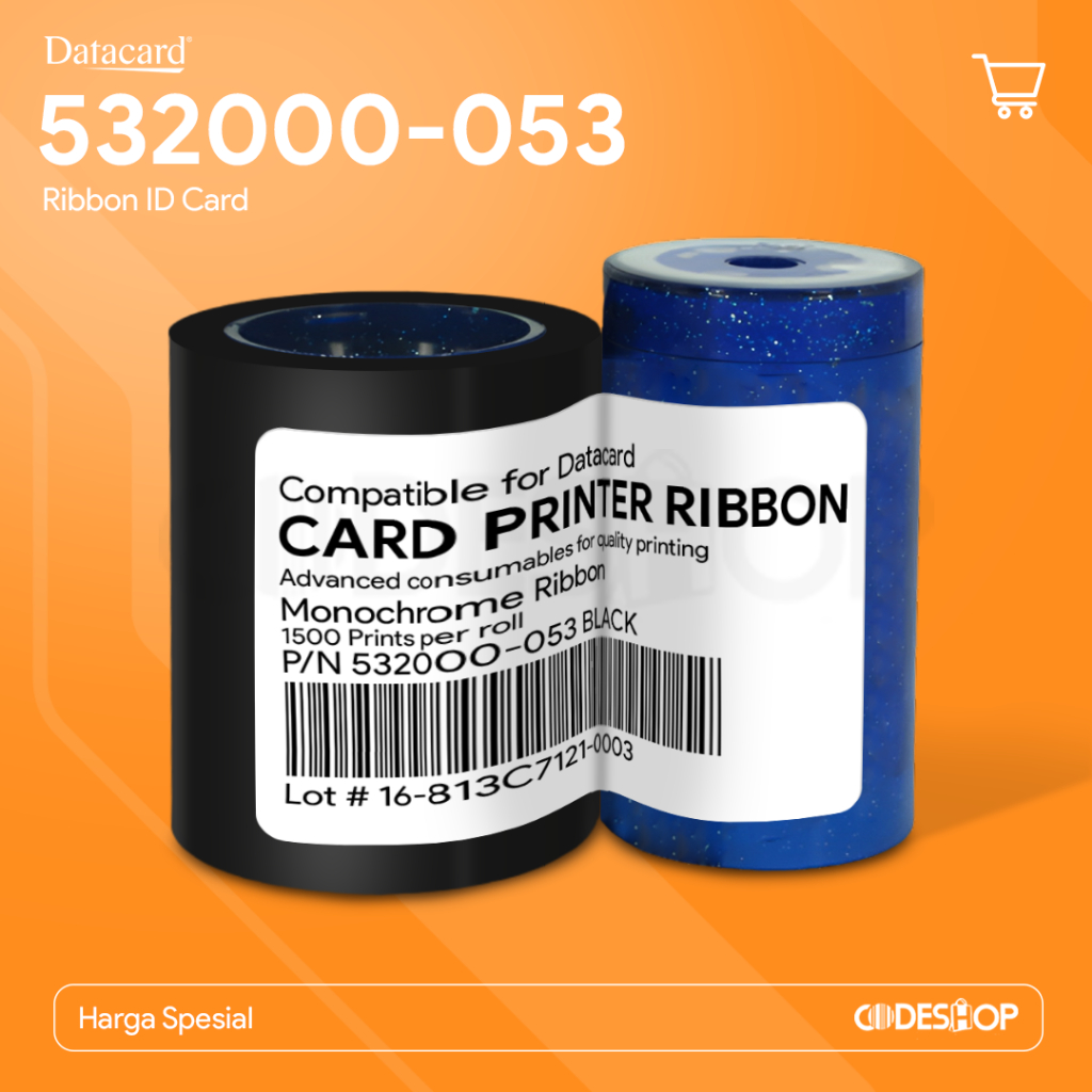 Jual RIBBON BLACK DATACARD SD260, SD360, SD460, FP65 and FP65i printers ...
