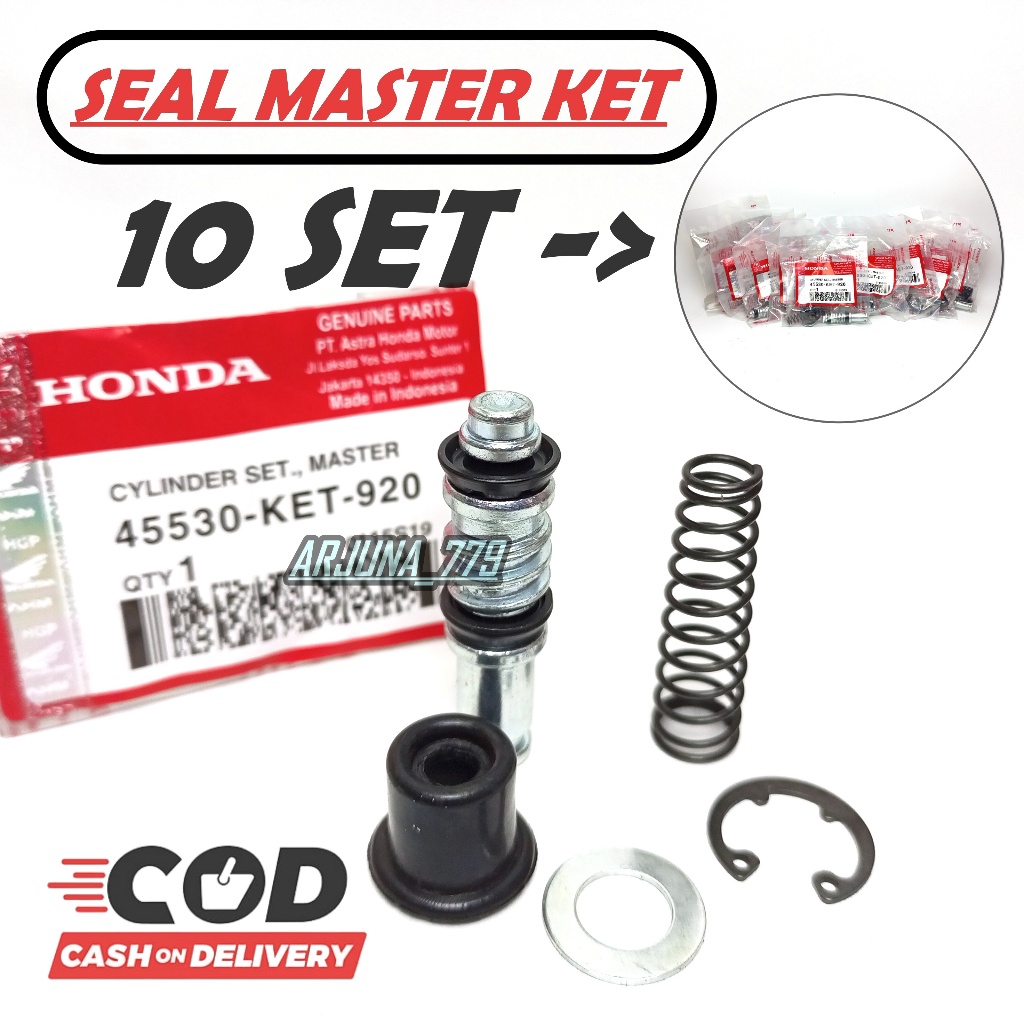 Jual 10 SET SEAL MASTER KIT / SEAL MASTER REM HONDA SUPRA / SUPRA X ...
