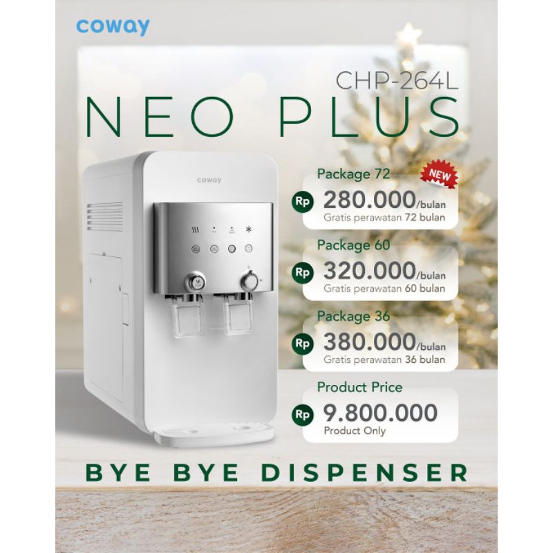 Jual Coway Water Purifier NEO PLUS Bisa Dicicil Tanpa Blok Limit CC