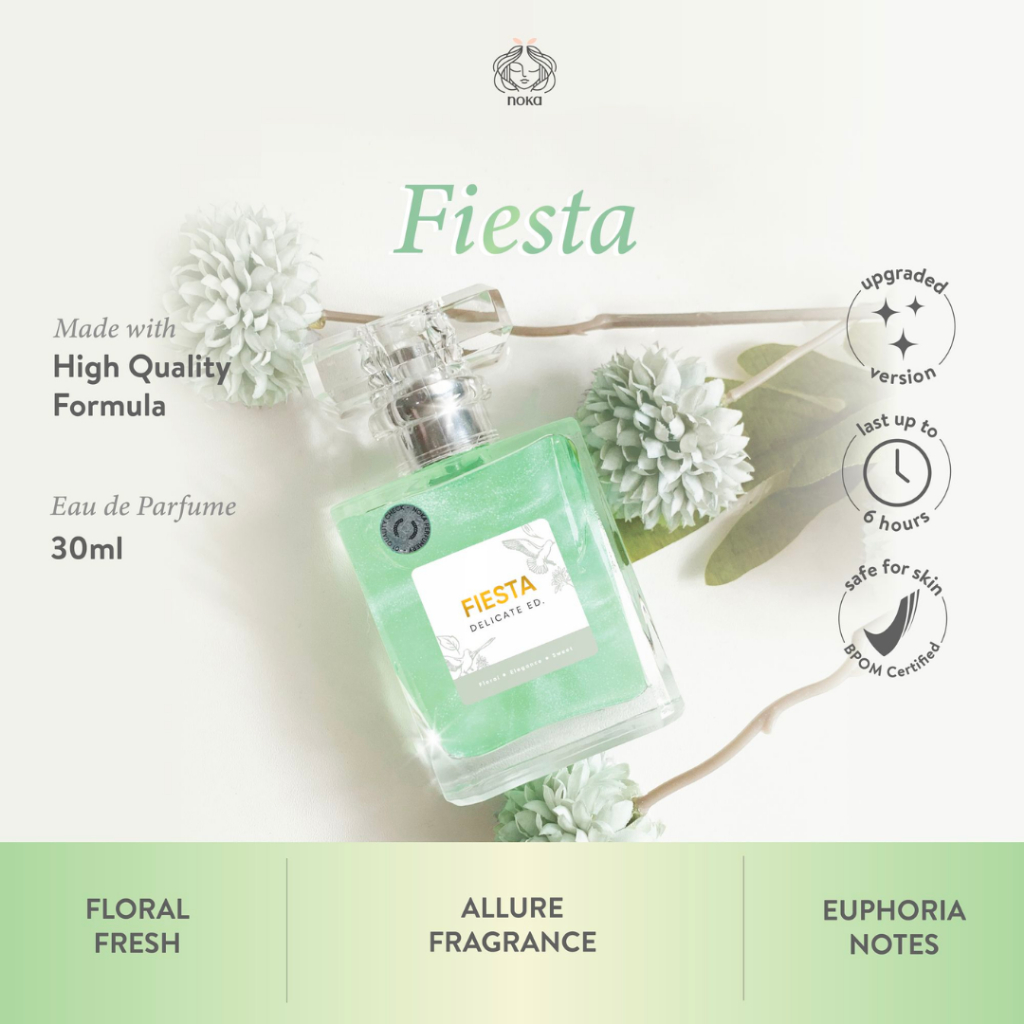 Jual NOKA Perfume FIESTA (Eau de Perfume EDP) Parfume Wanita Buah