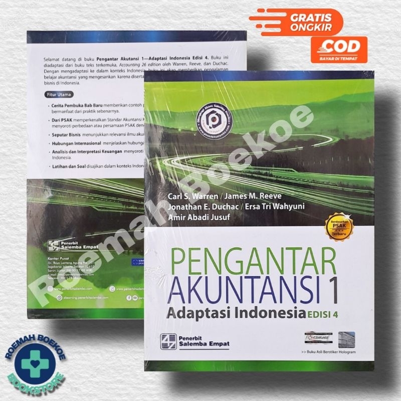 Jual PENGANTAR AKUNTANSI 1, Edisi 4 Adaptasi Indonesia | Shopee Indonesia