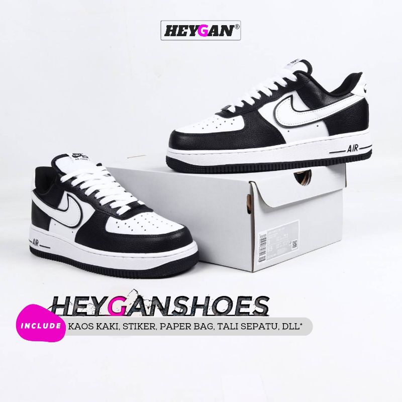 Jual Nike Air Force 1 Low 07 LV8 Panda Black White Made In Vietnam