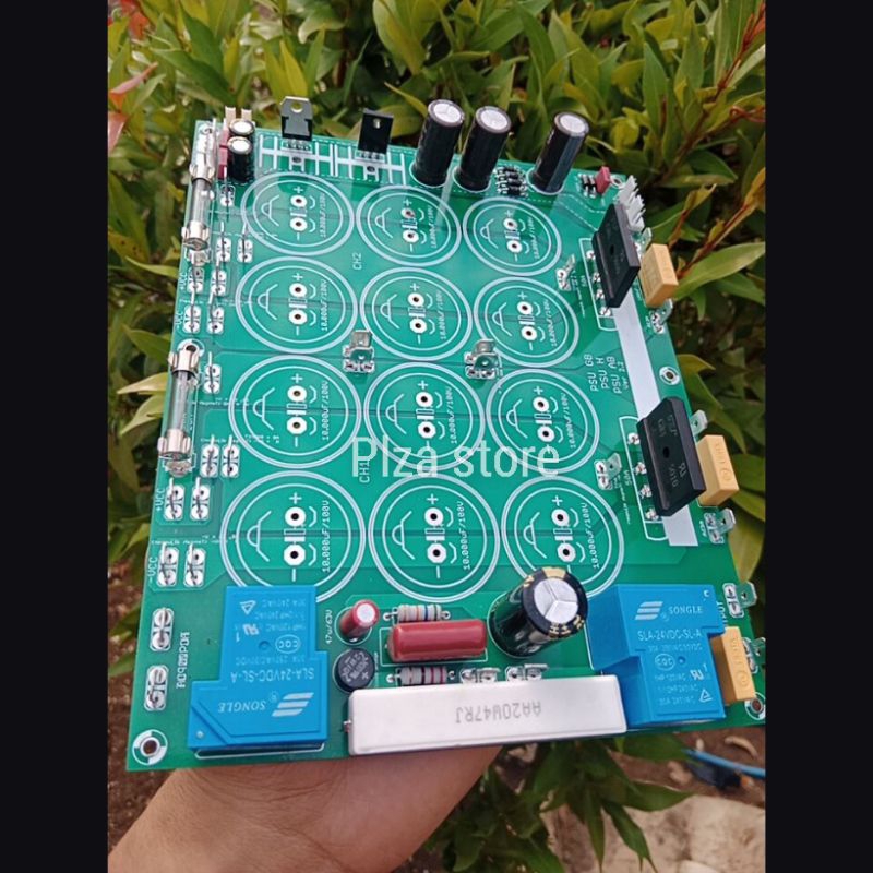 Jual Pcb PSU 12 Elco Class GB lengkap Softstar+Simetris+Supply FAN