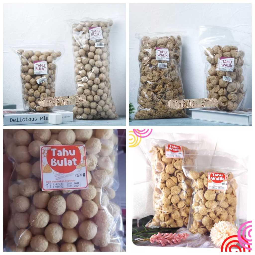 Jual Keripik Tahu Walik Bulat 250g Shopee Indonesia