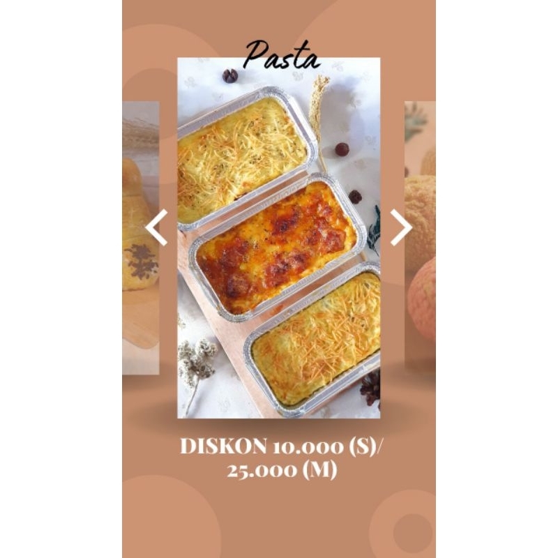 Jual PASTA (LASAGNA, MACARONI SCHOTEL, SPAGHETTI PANGGANG, MAC N CHEESE