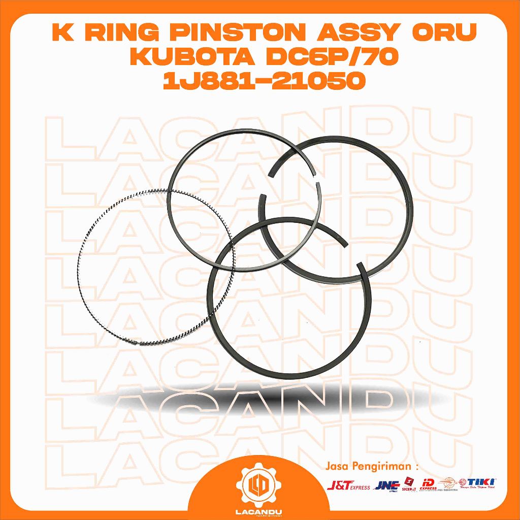 Jual K RING PINSTON TIPIS ASSY ORI KUBOTA DC60/70 1J881-21050 for ...