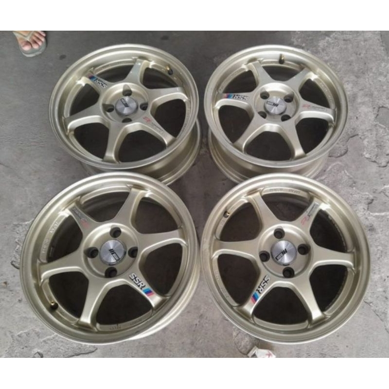 Jual Velg Mobil Seken Type Ssr Type C Ring X Et Gold Baut Agya Sigra Brio Karimun