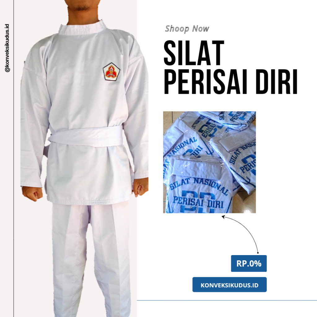 Jual Baju Silat Perisai Diri, Baju Silat Perisai Diri Murah, Baju Silat