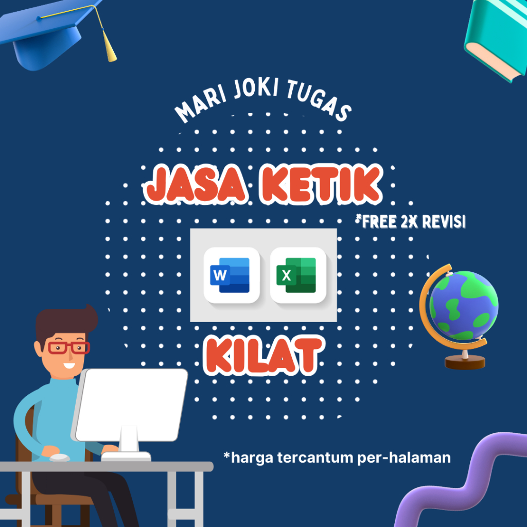 Jual JASA KETIK DOKUMEN KILAT | FREE 2X REVISI (harga Per-halaman ...