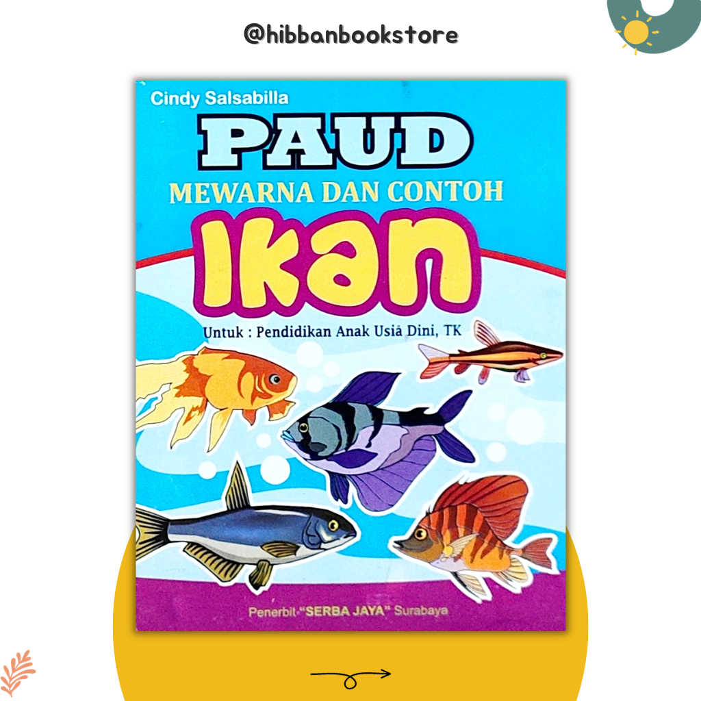 Jual Buku Mewarnai Anak/Buku Paud Dan Mewarna Contoh Ikan Jilid 1 Untuk ...