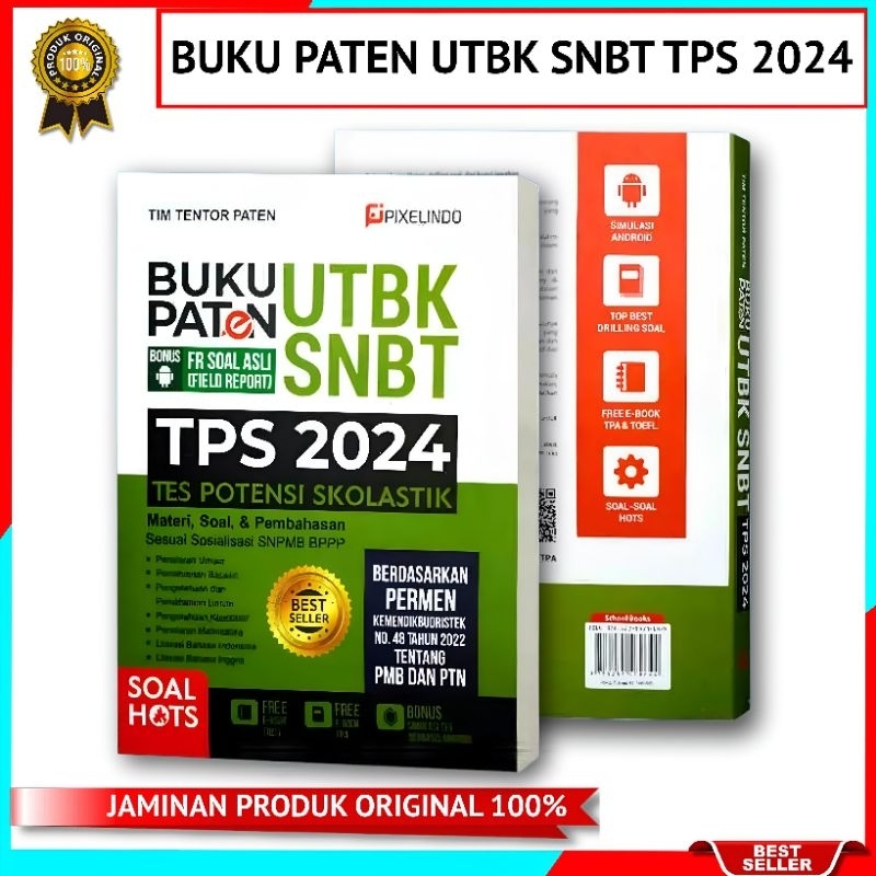 Jual BUKU PATEN UTBK SNBT TPS 2024 | Shopee Indonesia