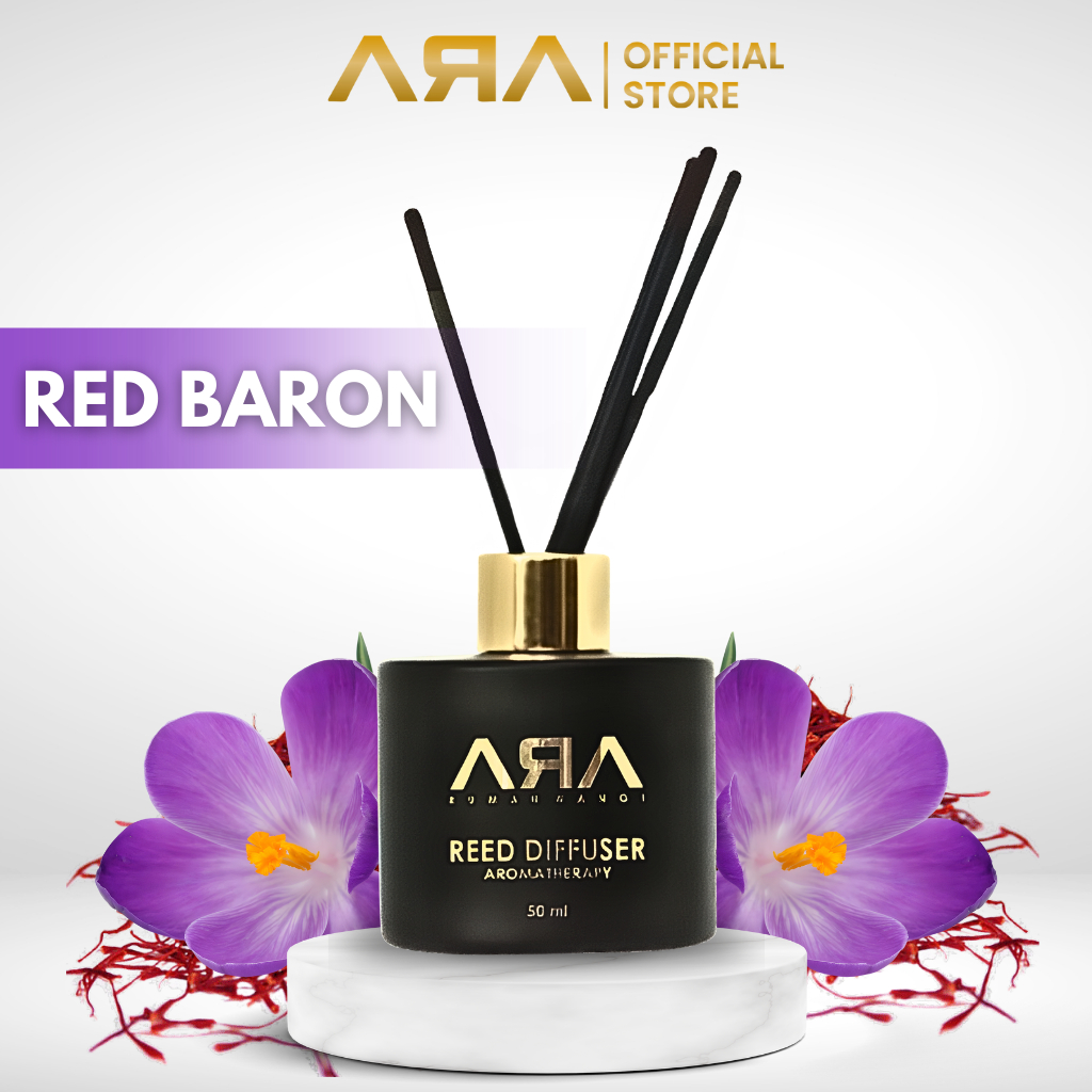 Jual Rumah Wangi ARA Reed Diffuser RED BARON Pengharum Pewangi Ruangan