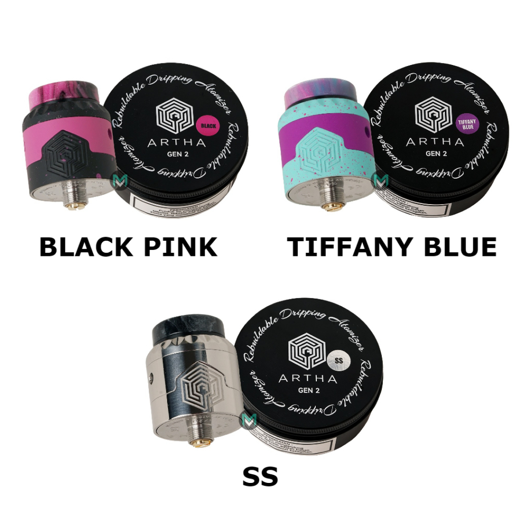 Jual Atomizer Vape Vapor Artha Gen 2 RDA 24MM Authentic By Advken X ...