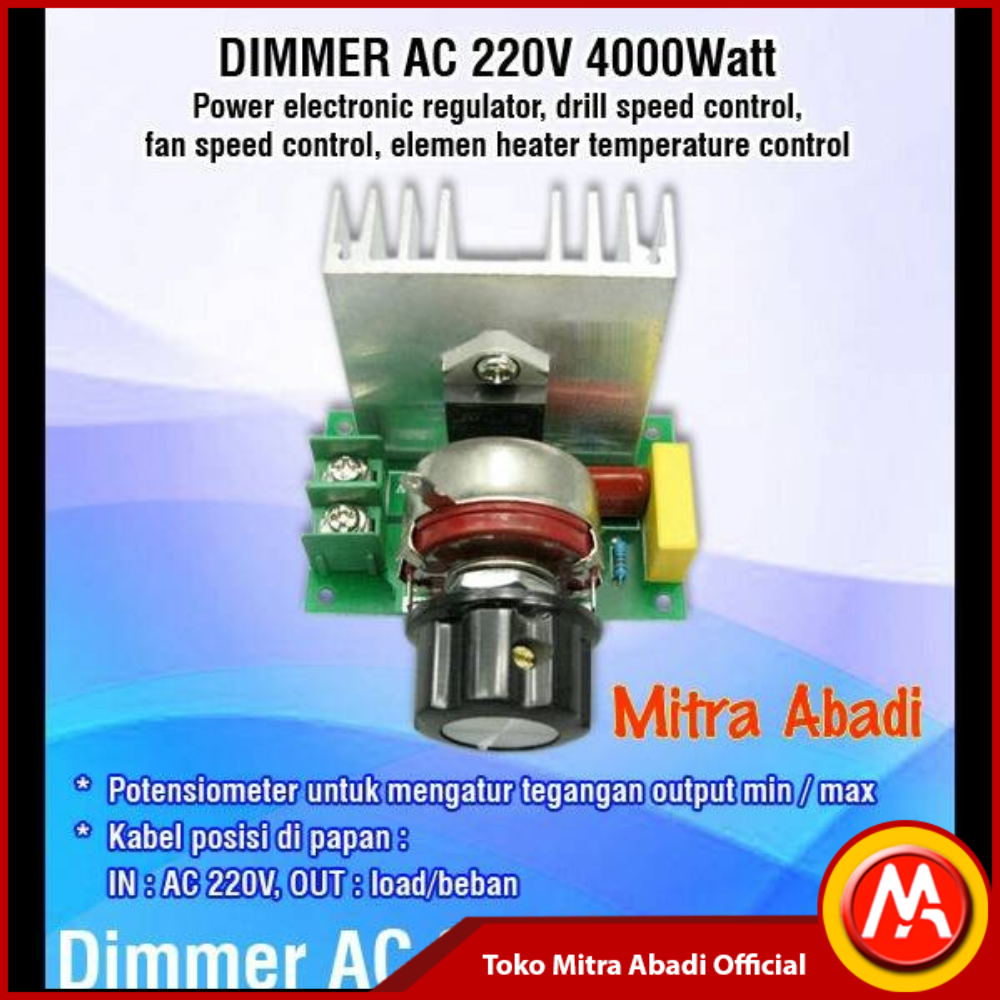 Jual Dimmer Ac Volt Watt Shopee Indonesia