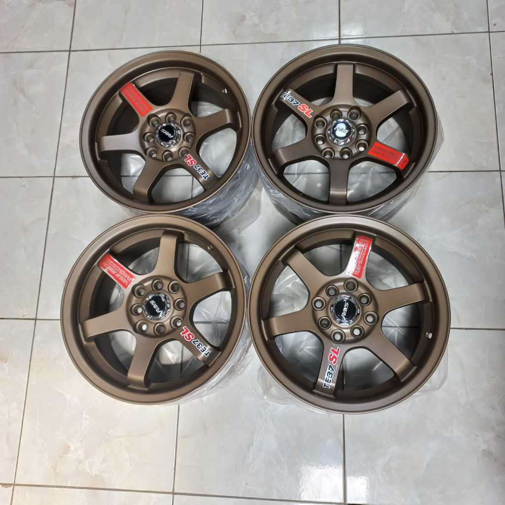 Jual Velg TE37 Hol 8 R16 Warna Bronze | Shopee Indonesia