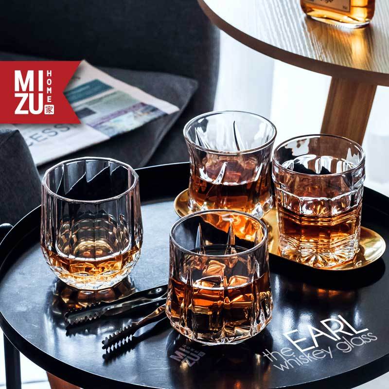 Jual Mizu The Earl Whiskey Glass Gelas Kaca Whisky On The Rocks Gelas Air Minum Cocktail 2097
