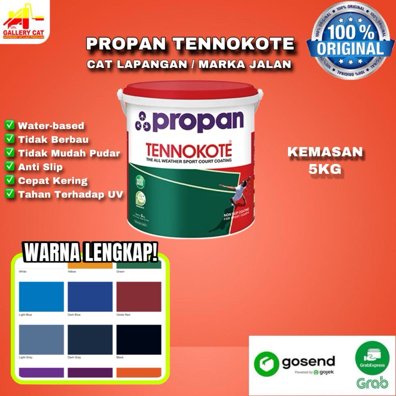 Jual Cat Lapangan Propan Tennokote Tnk 1000 Wa Ready Semua Warna Shopee Indonesia 0140