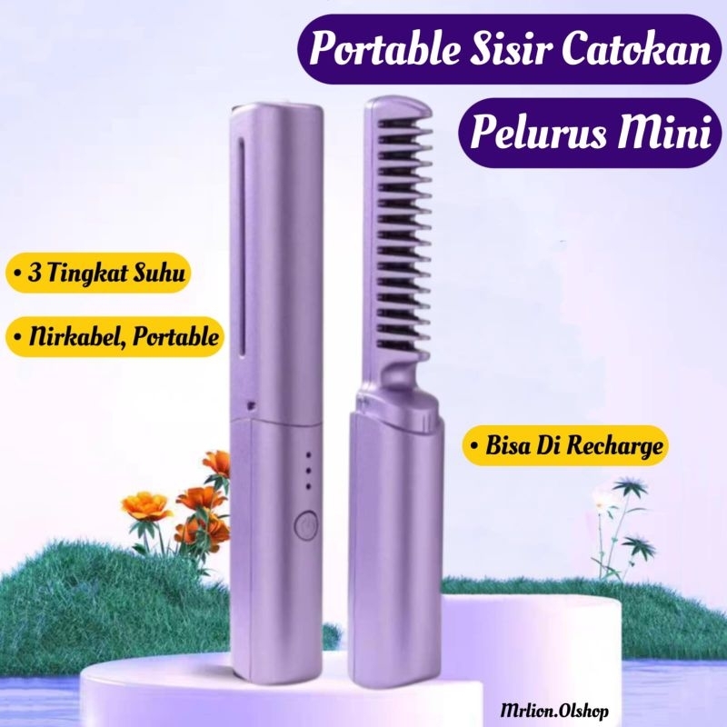 Jual Sisir Pelurus Rambut Listrik 2 In 1 Pelurus rambut Isi aulang ...
