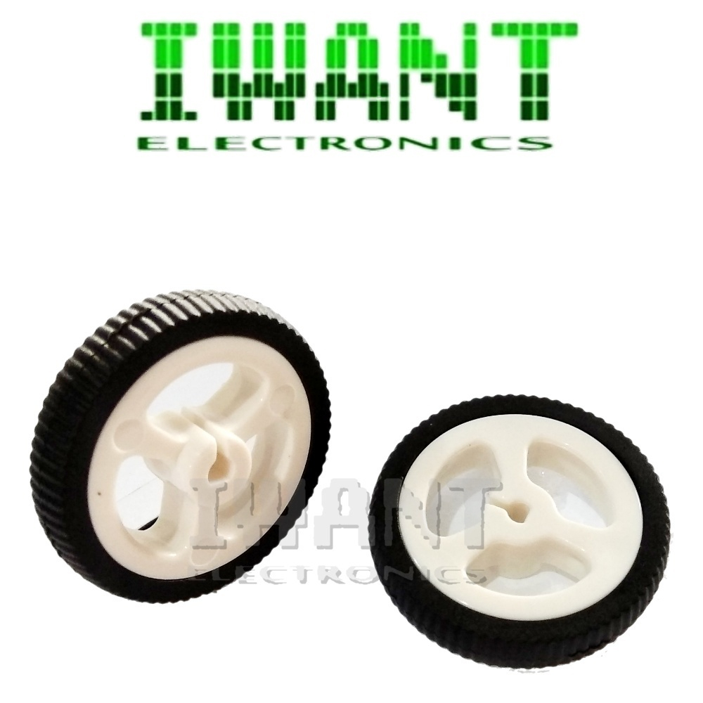 Jual RODA MOTOR N20 34MM X 6.2MM RUBBER WHEEL N20 BAN SMART CAR 34X6 ...