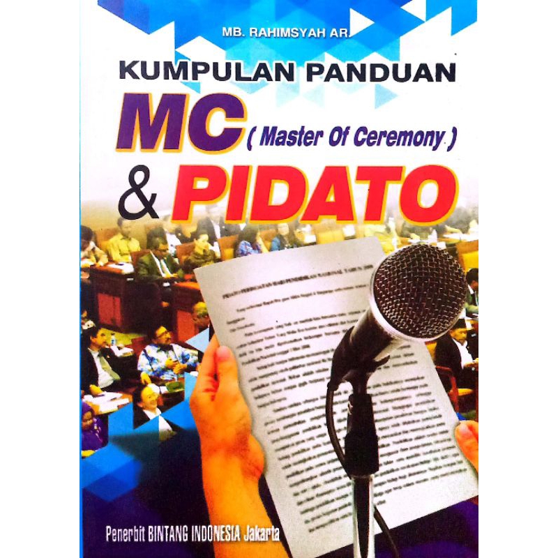 Jual Buku Kumpulan Panduan MC (Master Of Ceremony)& Pidato (14×20 Cm ...