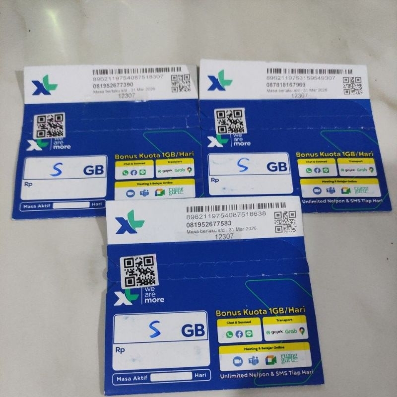 Jual Kartu Perdana XL Bonus 1GB/30 Hari Langsung Pakai Tanpa Perlu
