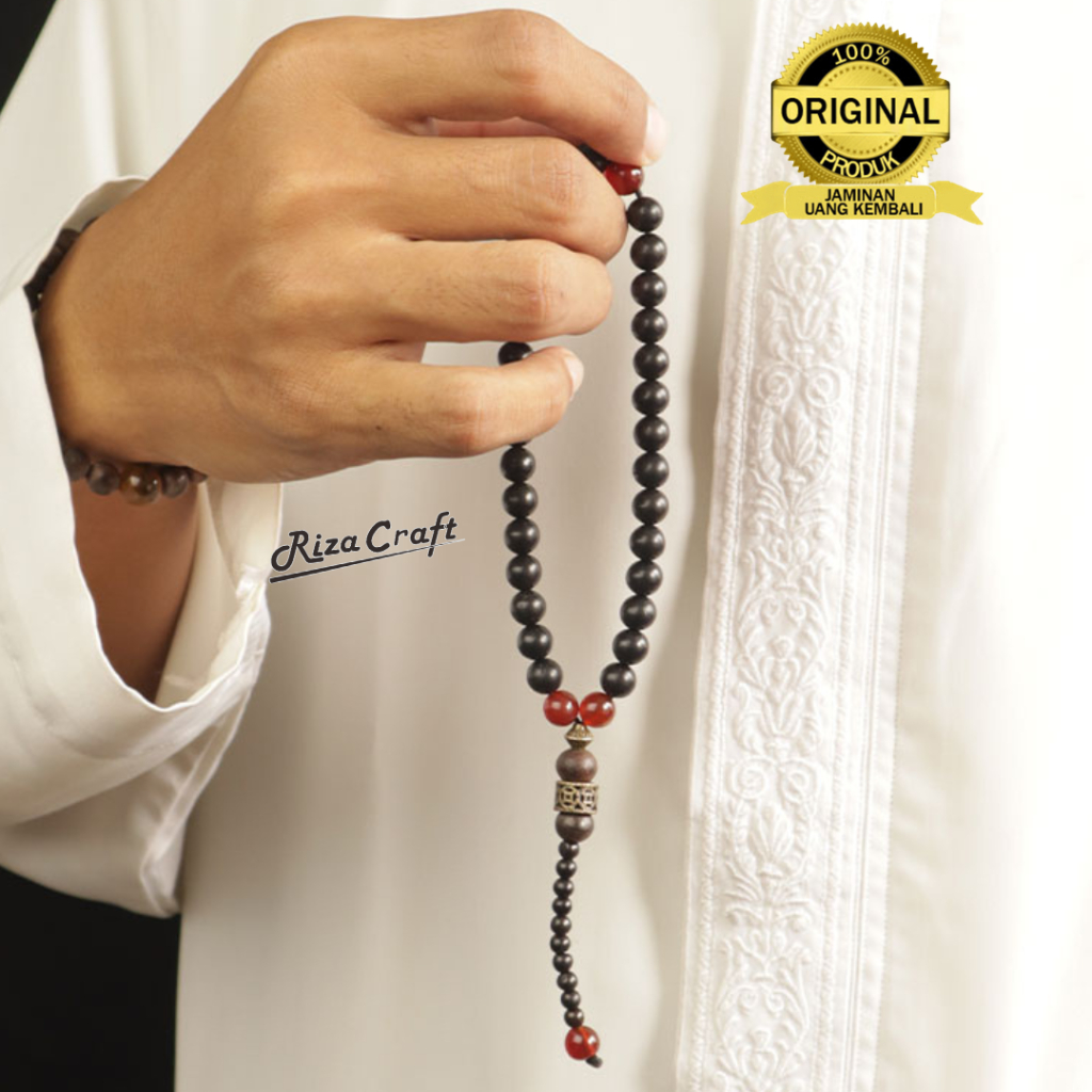 Jual Tasbih Kayu Kokka Kaokah Kokah 8mm Hitam ASLI Original 100% ...