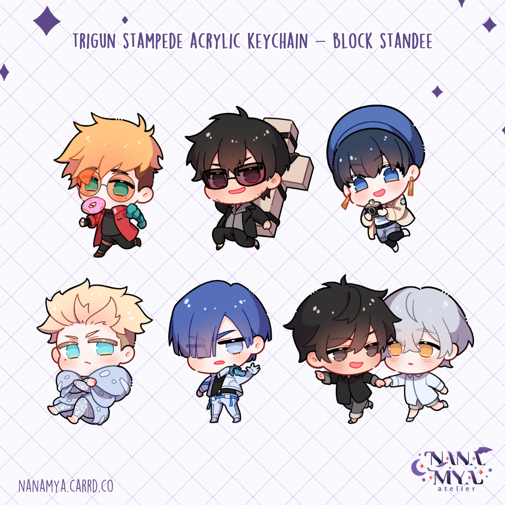 Jual Trigun Stampede Acrylic Keychain & Block Standee | Shopee Indonesia