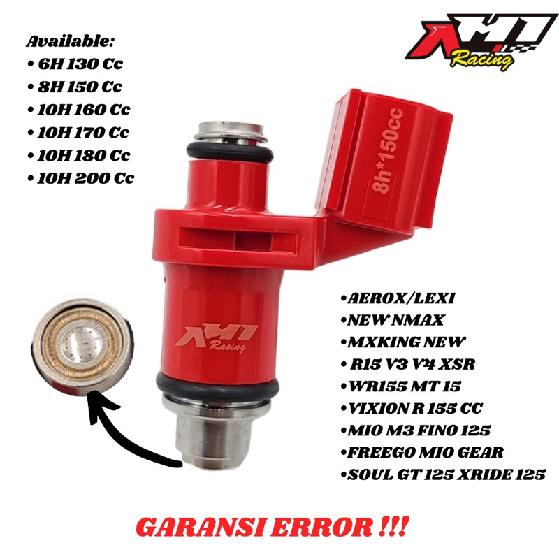 Jual INJECTOR INJEKTOR AH1 RACING MXKING NEW V2 NEW NMAX AEROX OLD ...