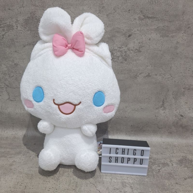 Jual Sanrio Yurukawa Cinnamoroll Amimi Ribbon Giga Jumbo Plush Doll Sega Shopee Indonesia