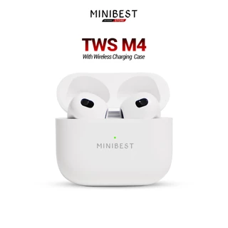 MINIBEST M4 Gen 3 TWS Earphone Headset Bluetooth V5.2 In ear Detection Wireless Charging