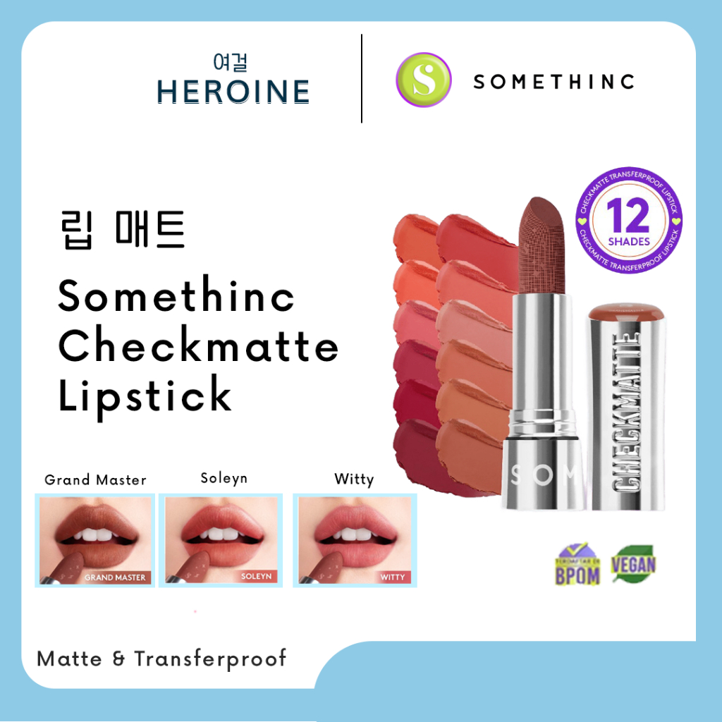 Jual SOMETHINC Checkmatte Transferproof Lipstick | Shopee Indonesia